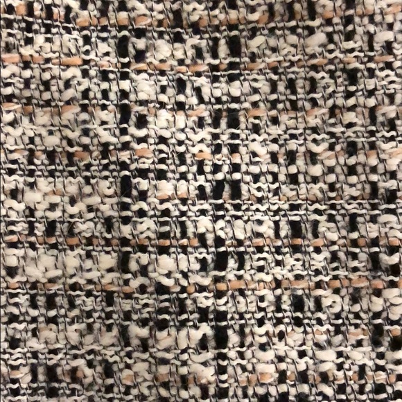 Gray / Tan / Black Tweed Pencil Skirt - Picture 4 of 7